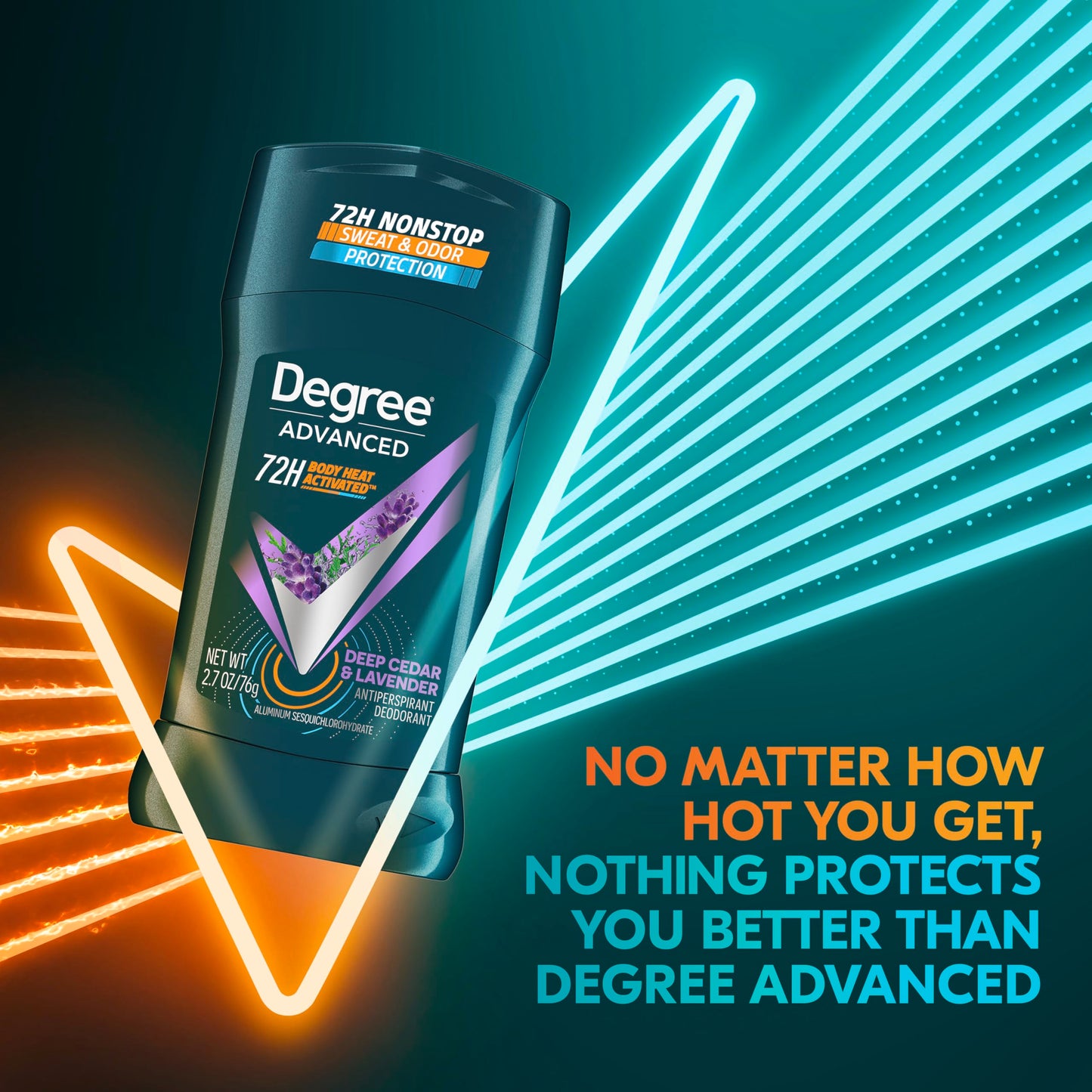 Degree Men Antiperspirant Deodorant Stick Deep Cedar & Lavender 4 Count 72-Hour Sweat and Odor Protection Deodorant for Men With Body Heat Activated Beauty and Personal Care Degree