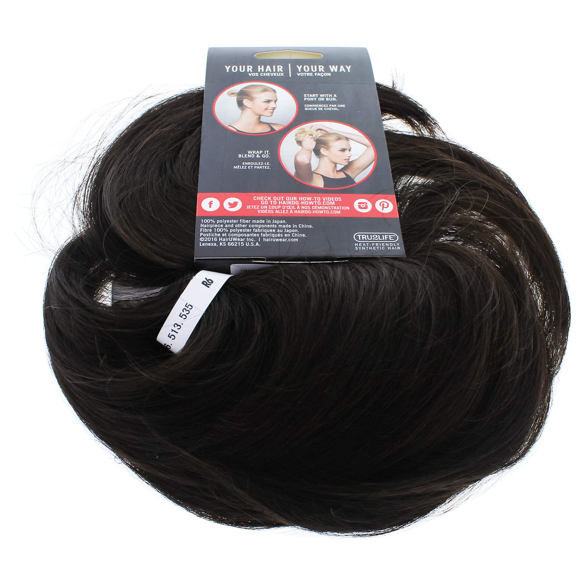 Hairdo Style-a-Do and Mini-Do Duo Pack, R6 Dark Chocolate