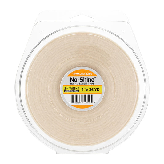 Walker Tape No-Shine Hair System Tape Roll 1" x 36 Yards, Hypoallergenic Double Sided Wig Tape for Lace Systems, Toupees, and Tape in Hair Extensions