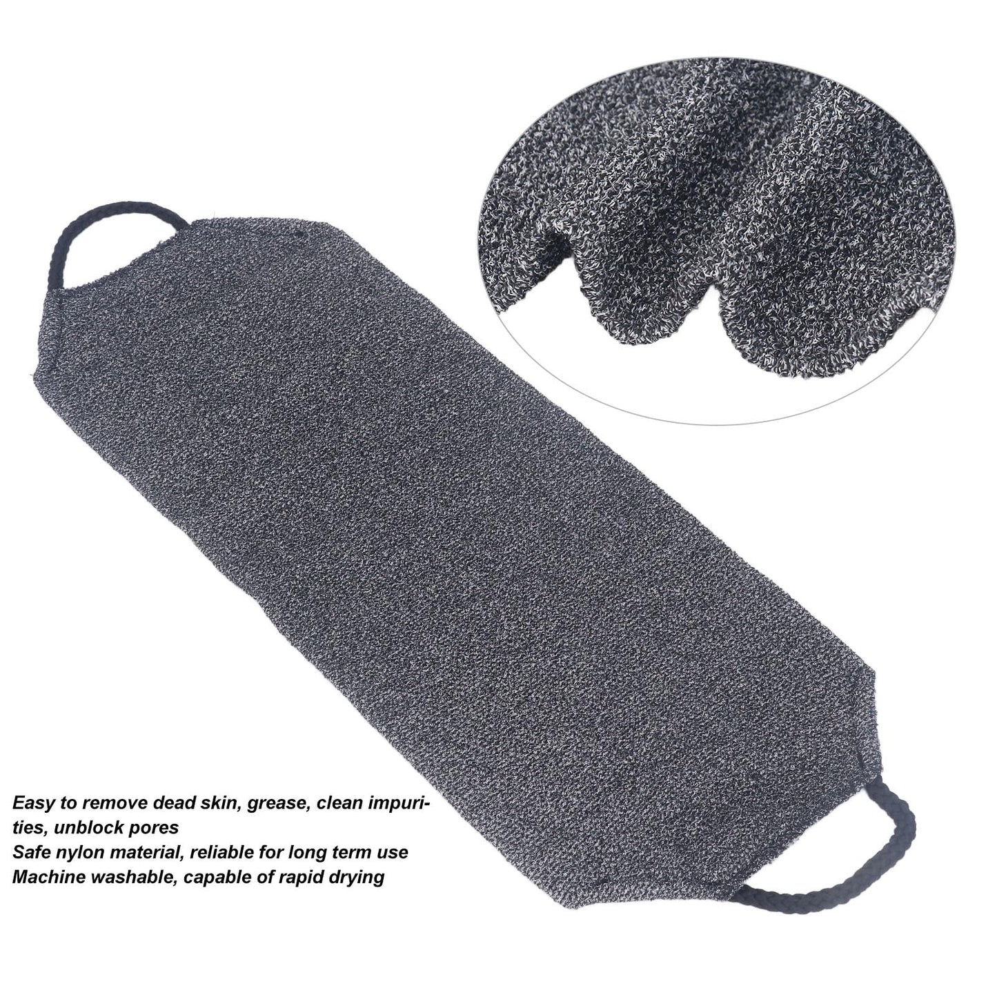 Long Bath Sponge Thickened Exfoliating Back Scrubber Nylon Bathing Sponge for Shower Room and Bath Time Skin Care Beauty and Personal Care Miriam Song