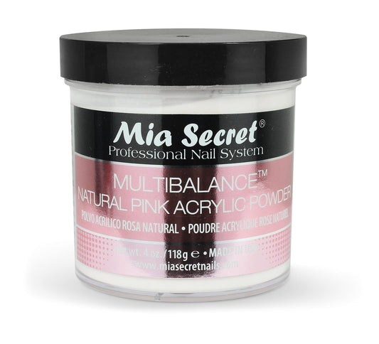 Mia Secret Acrylic Powder Multi Balance Natural Pink - 4 Oz Beauty & Personal Care Mia Secret