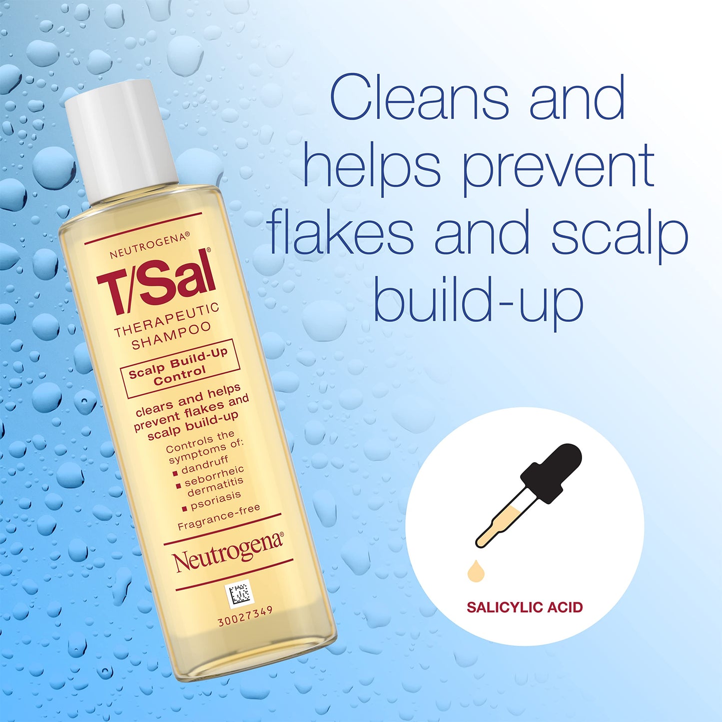 Neutrogena T/Sal Therapeutic Scalp Shampoo for Scalp Build-Up Control with 3% Salicylic Acid, Scalp Treatment for Dandruff, Scalp Psoriasis Beauty & Personal Care Neutrogena