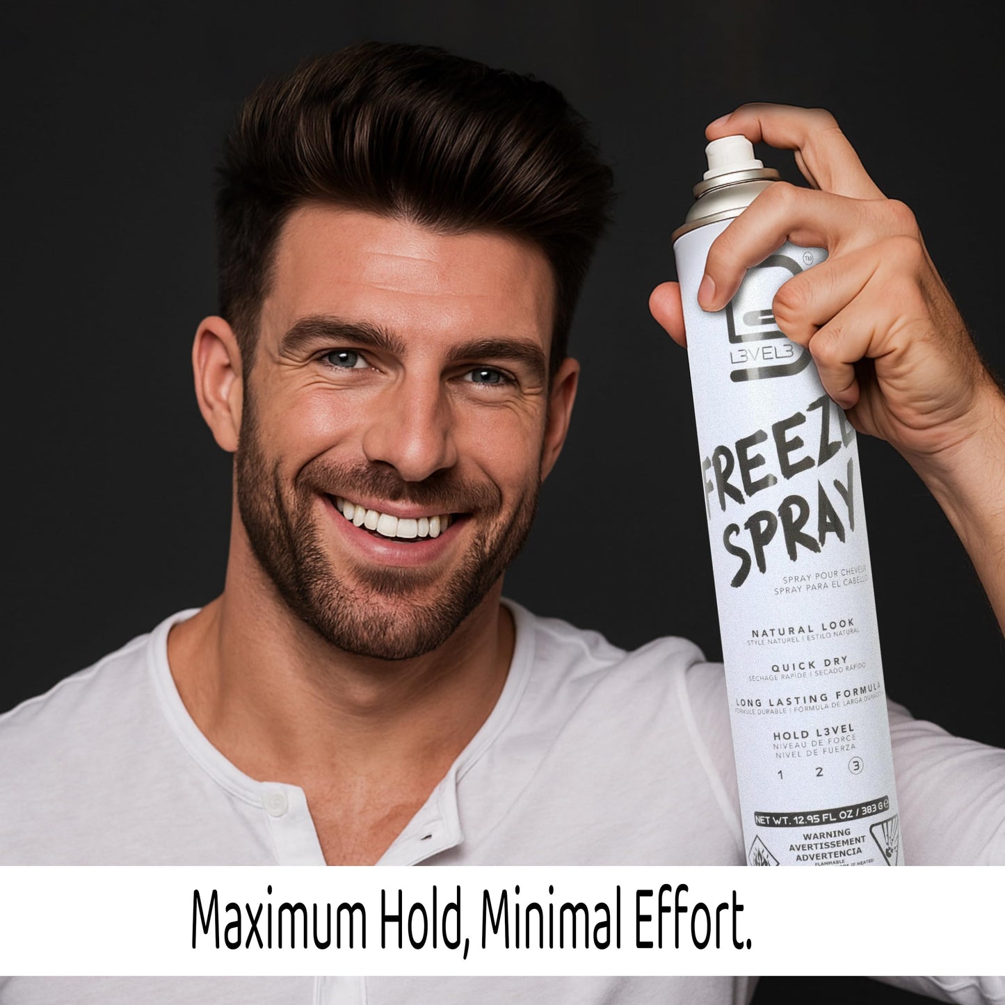 L3 Level 3 Hair Spray - Long Lasting and Strong Hold Hair Spray Beauty & Personal Care L3