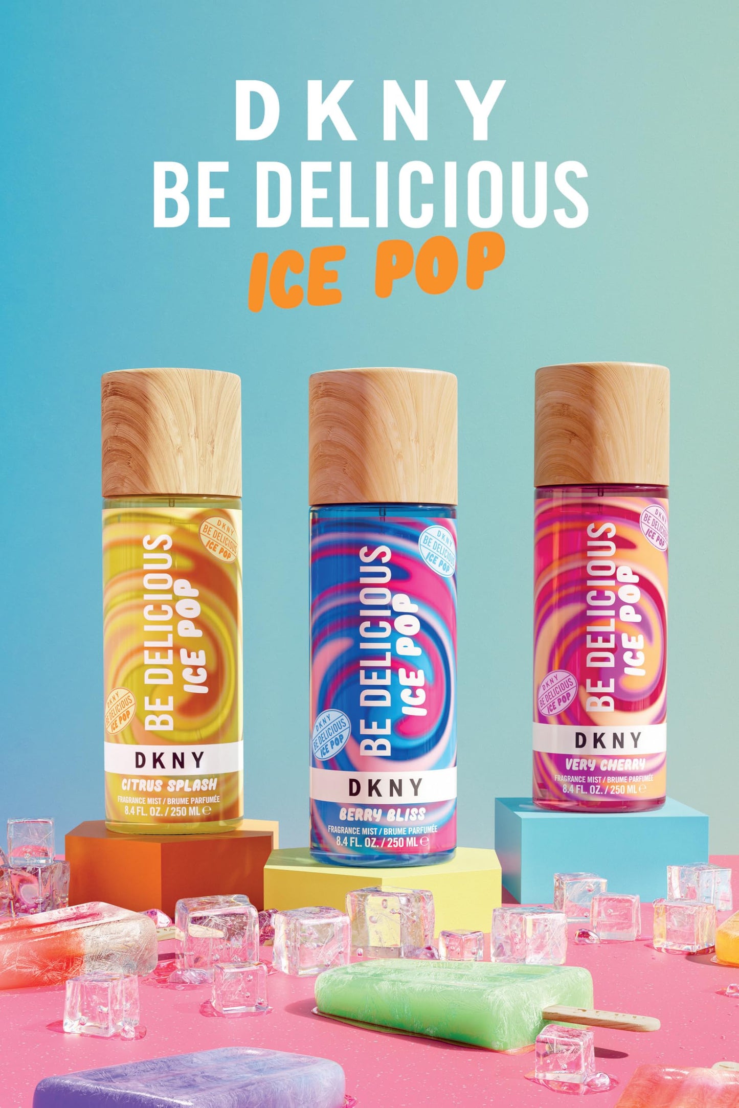 DKNY Be Delicious Ice Pop Fragrance Mist For Women, Berry Bliss, 8.4 Fl. Oz. Beauty & Personal Care DKNY