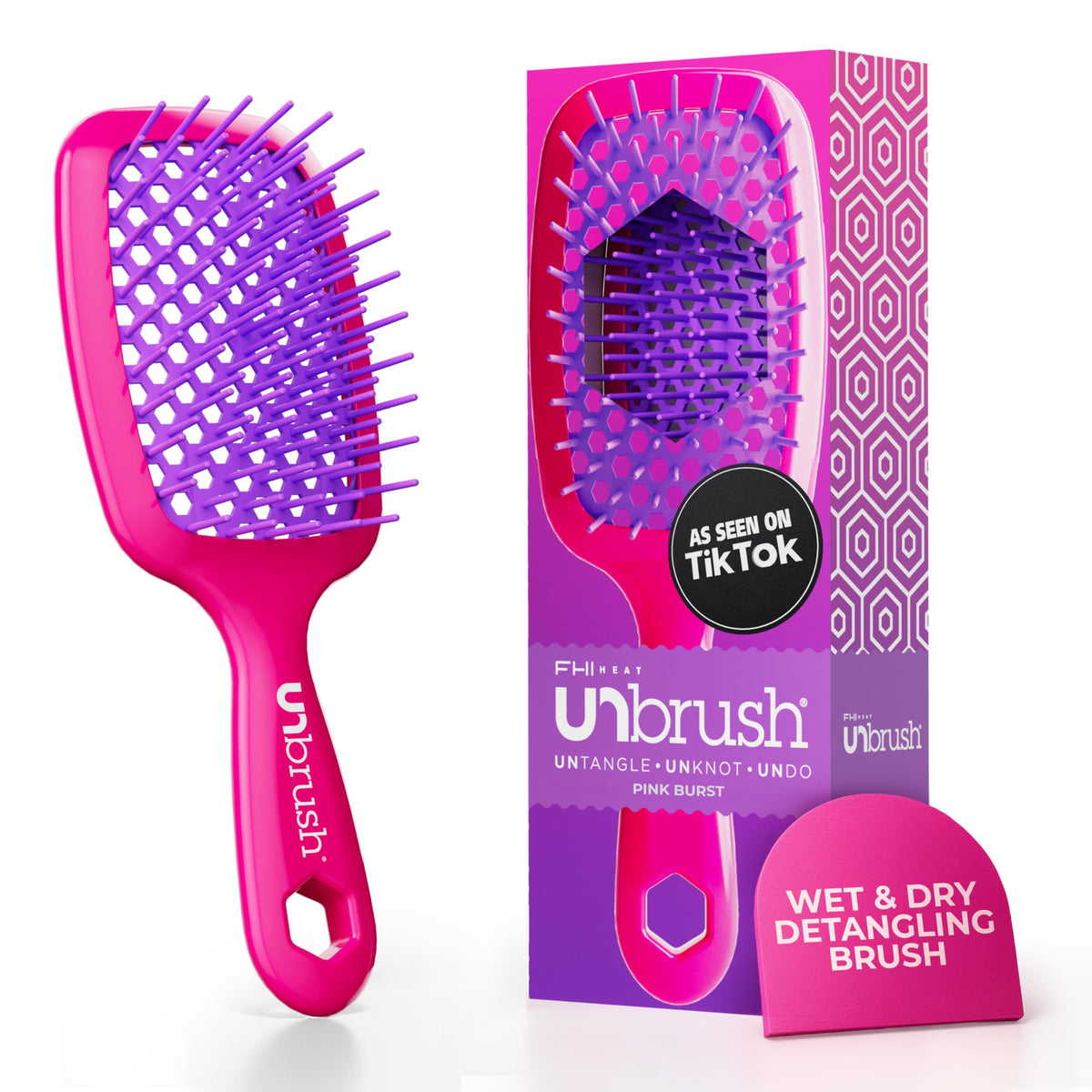 FHI Heat UNbrush Detangling Brush for Wet & Dry Hair