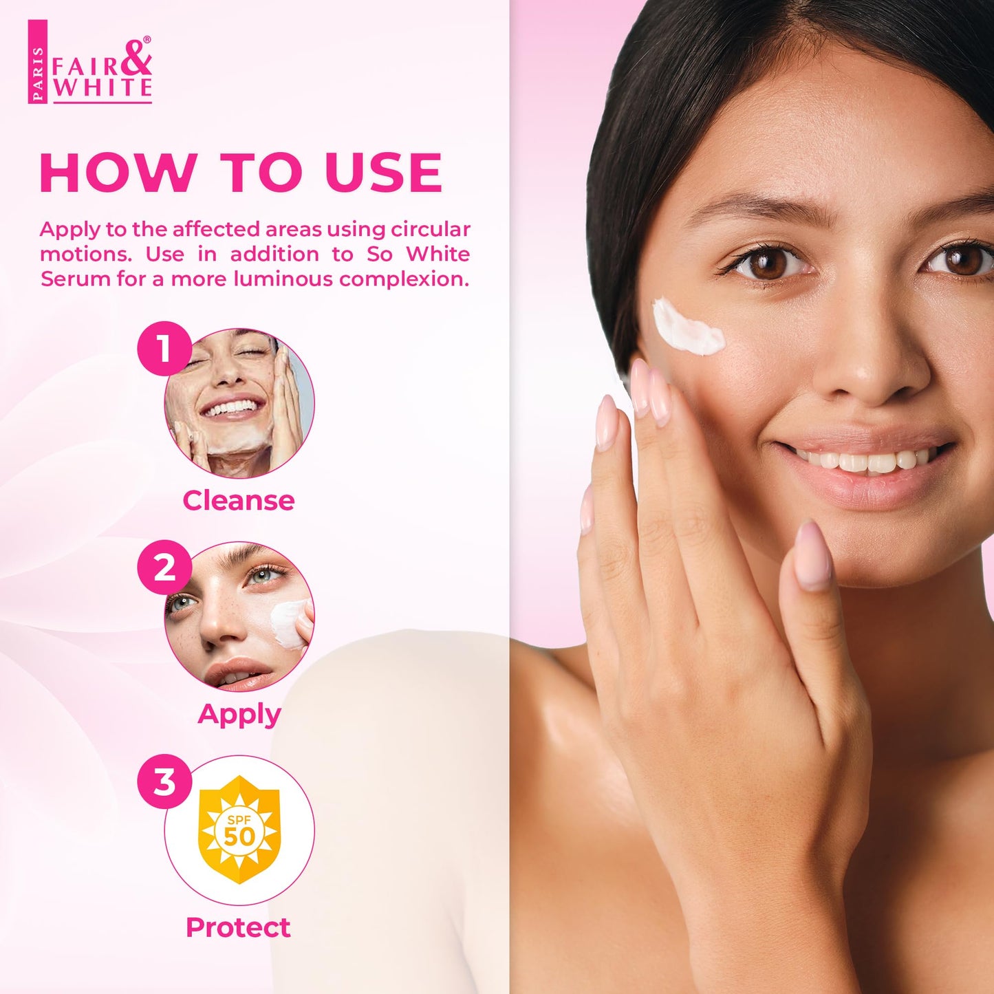 Fair and White So White Perfector Cream - 1.7 fl oz / 50ml - Skin Brightening Face Cream- Formulated for Moisturizing and Nourishing Skin Beauty & Personal Care FAIR & WHITE