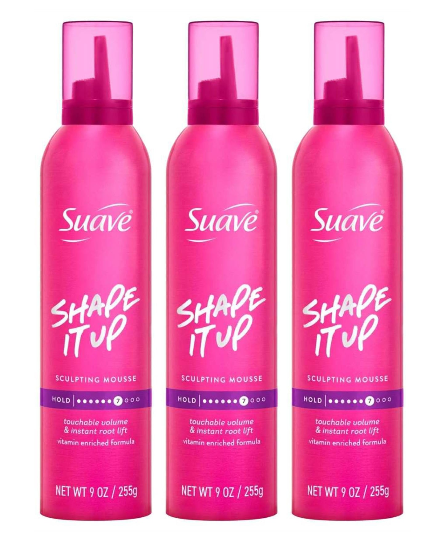 Suave Mousse Shape It Up Sculpting 9 Ounce (Pack of 3) Beauty & Personal Care Suave