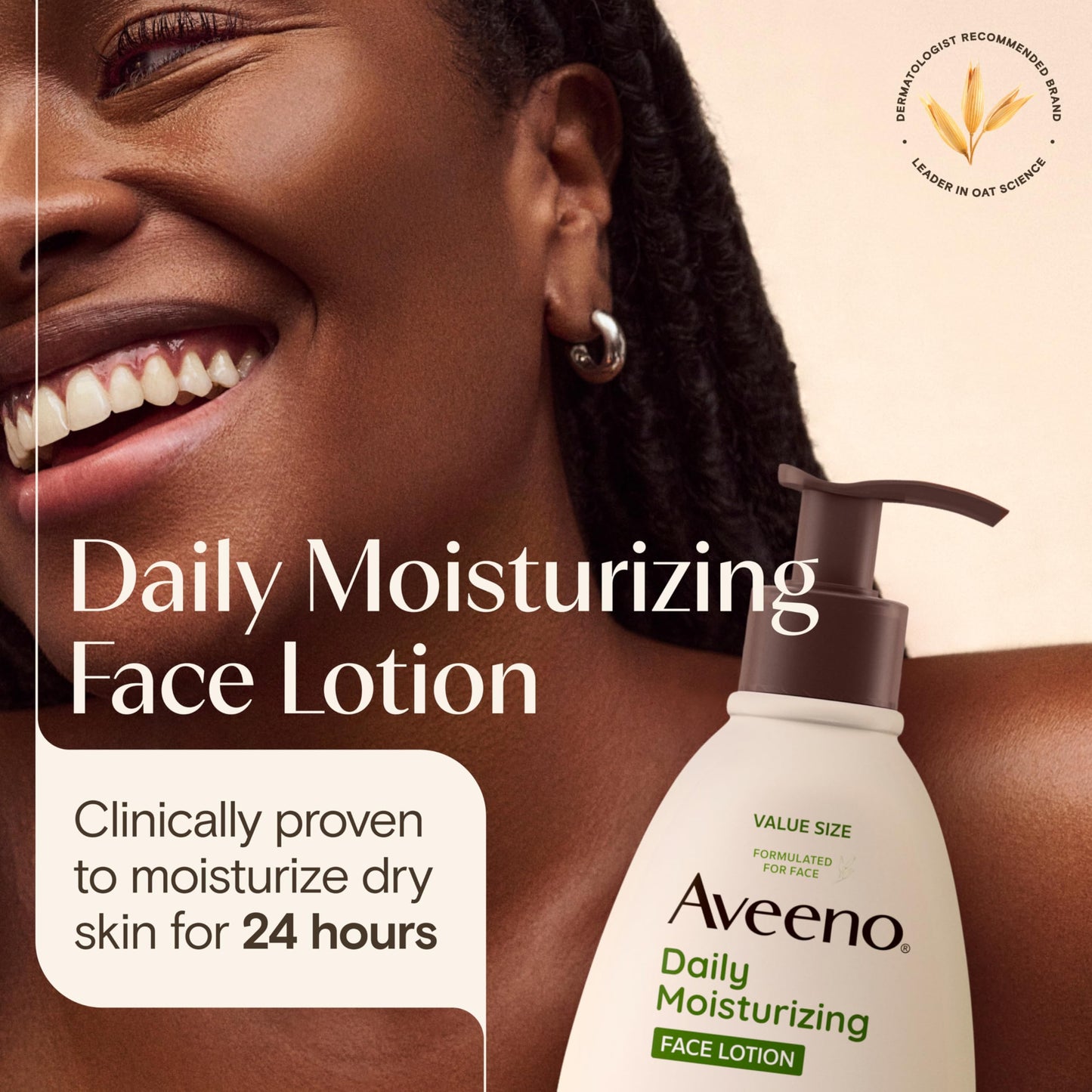 Aveeno Daily Moisturizing Face Lotion with Soothing Prebiotic Oat, Gentle Lotion Nourishes Normal to Dry Skin With Moisture, Sensitive Skin Beauty & Personal Care Aveeno