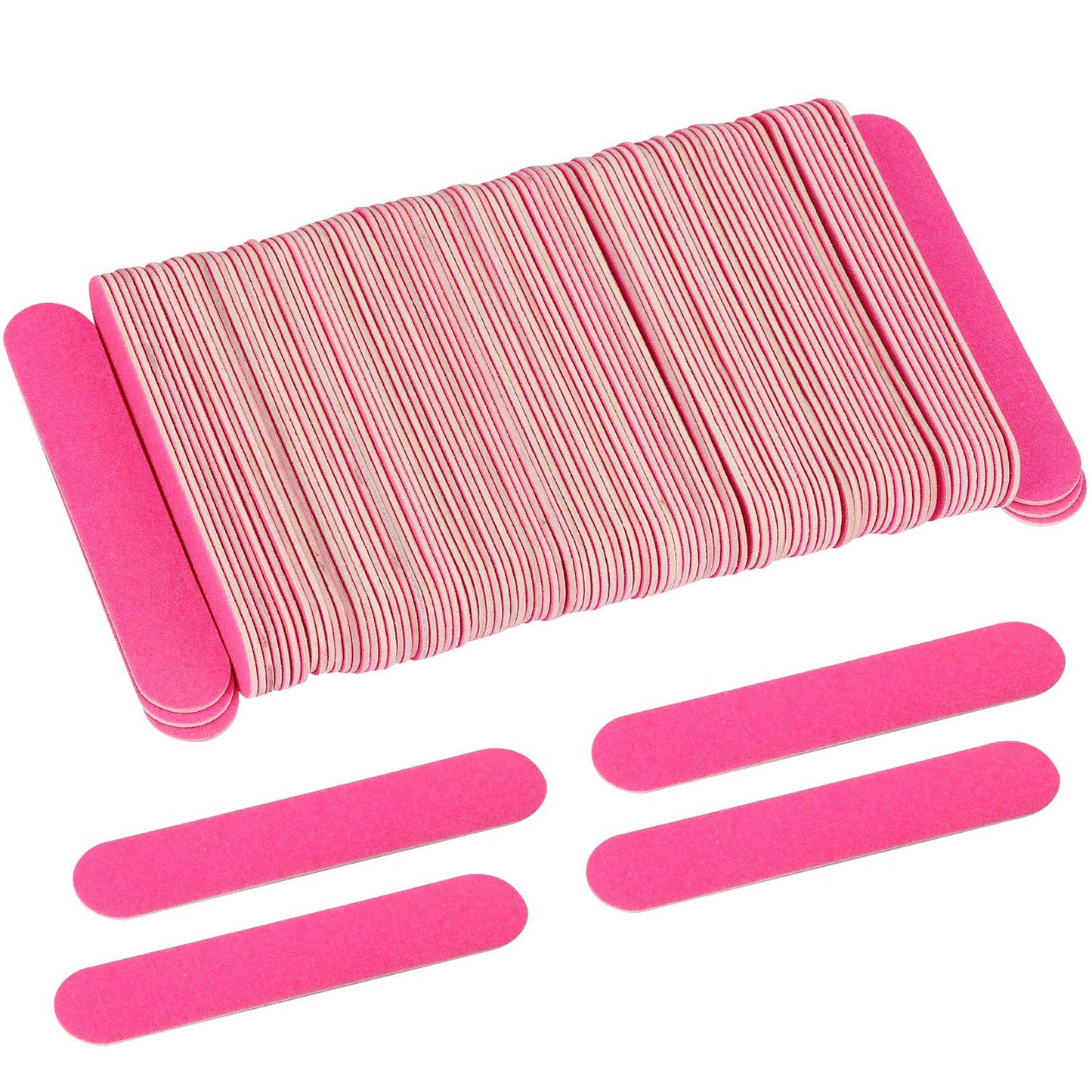 Tbestmax 200 Disposable Mini Nail File Bulk 3.4 inch Double Sided Emery Boards for Fingernail Tools 150 Grit Beauty & Personal Care Tbestmax