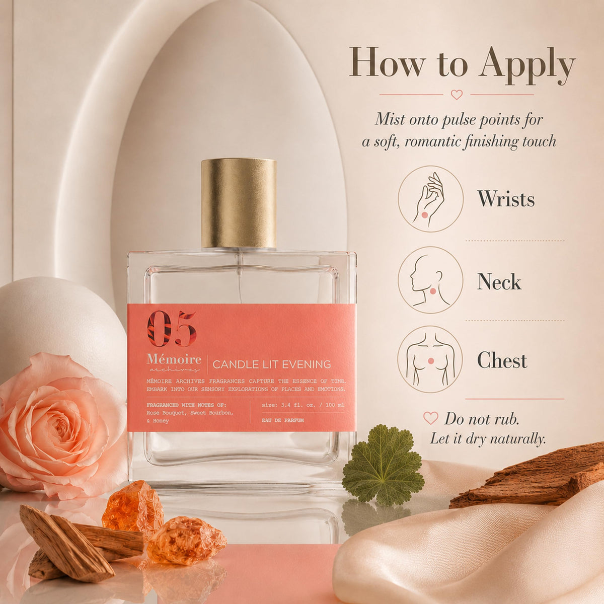 Candle Lit Evening 3.4 fl oz. Eau de Parfum by Memoire Archives