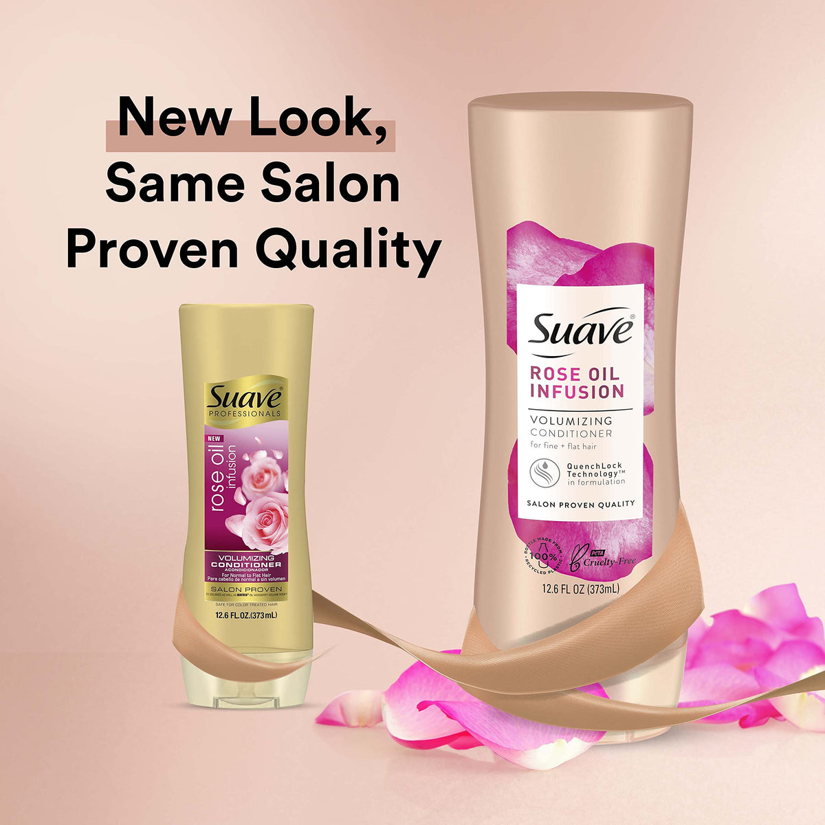 Suave Professionals Conditioner For Fine to Flat Hair Rose Oil Infusion Volumizing Conditioner 12.6 oz Beauty & Personal Care Suave