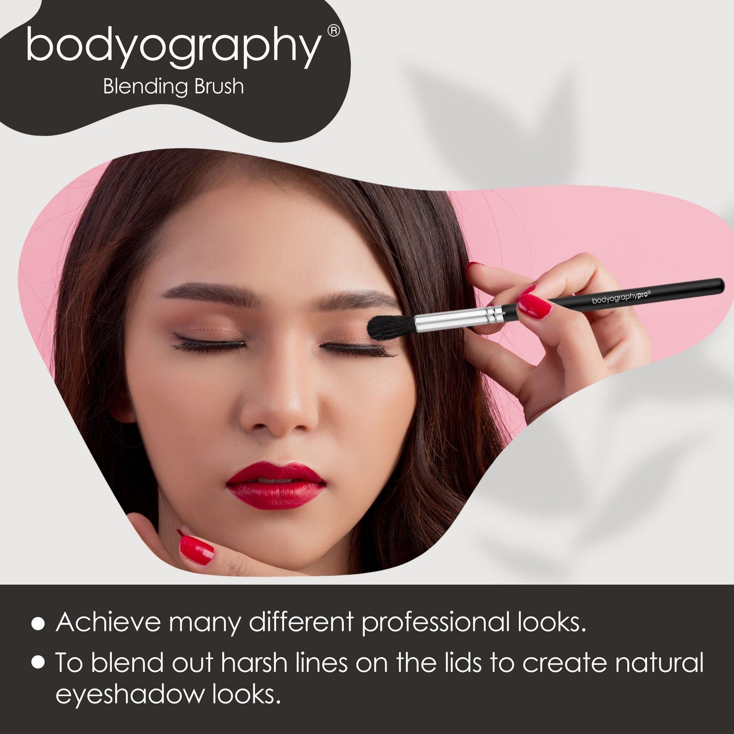 Bodyography Makeup Blending Brush | Soft Synthetic Bristles for Seamless Application of Foundation, Concealer, and Powder | Ideal for Liquid, Cream Beauty & Personal Care Bodyography