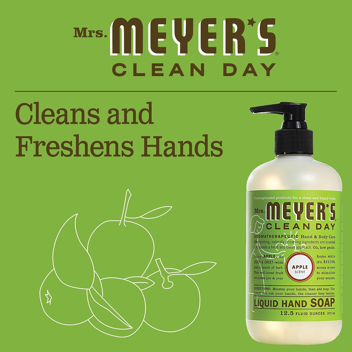 MMCD LQD HNDSP APPLE Beauty & Personal Care Mrs. MEYER'S