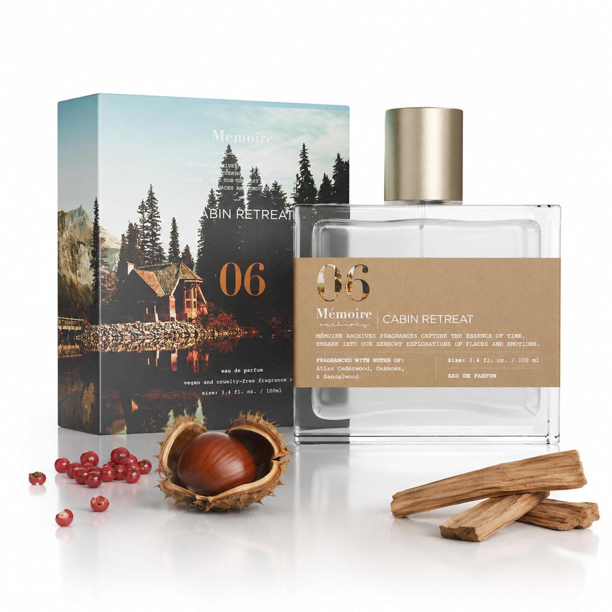 Cabin Retreat 3.4 fl oz. Eau De Parfum by Memoire Archives