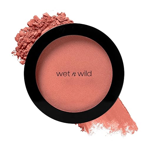 wet n wild Color Icon Blush, Effortless Matte Natural Sheer Glow & Seamless Blend, Luxuriously Infused Smooth Jojoba Oil, Cruelty-Free & Vegan - Bed Beauty & Personal Care wet n wild