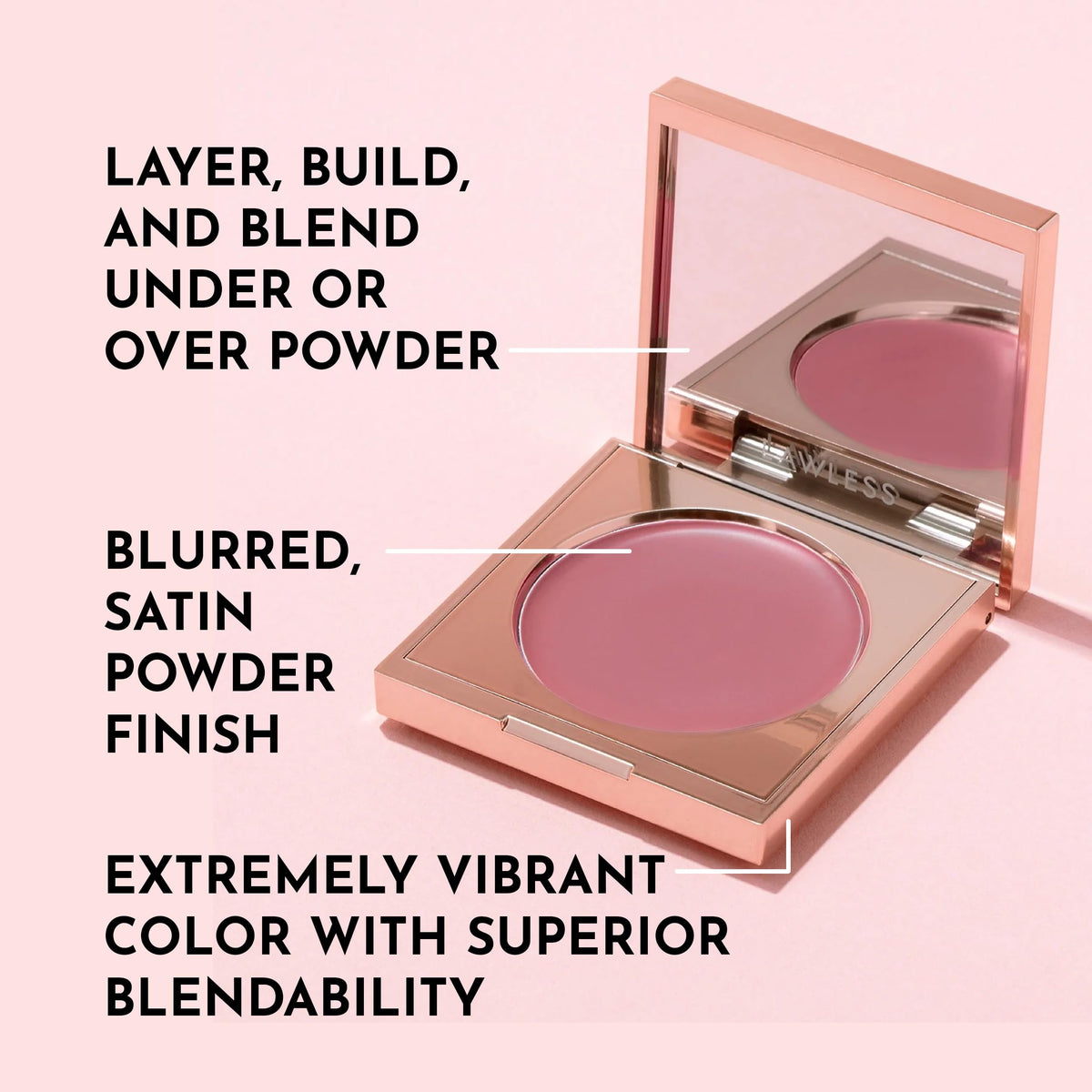 LAWLESS Women's Pinch My Cheeks Soft-Blur Cream Blush, Rosebud, Pink, 0.18 Ounce