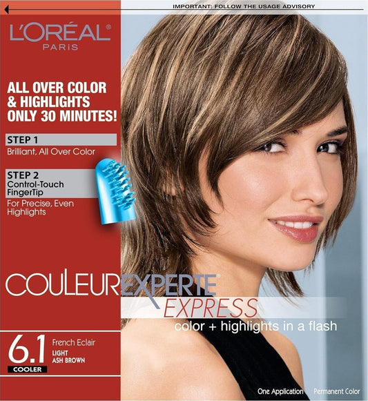 L'Oreal Paris Couleur Experte 2-Step Home Hair Color and Highlights Kit, French Éclair