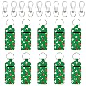 allydrew 10 Pack Chapstick Holder Keychain, Keyring for Lip Balm Lip Gloss Lipstick with 10 Pieces Metal Keyring Clasps, Sports Beauty & Personal Care allydrew