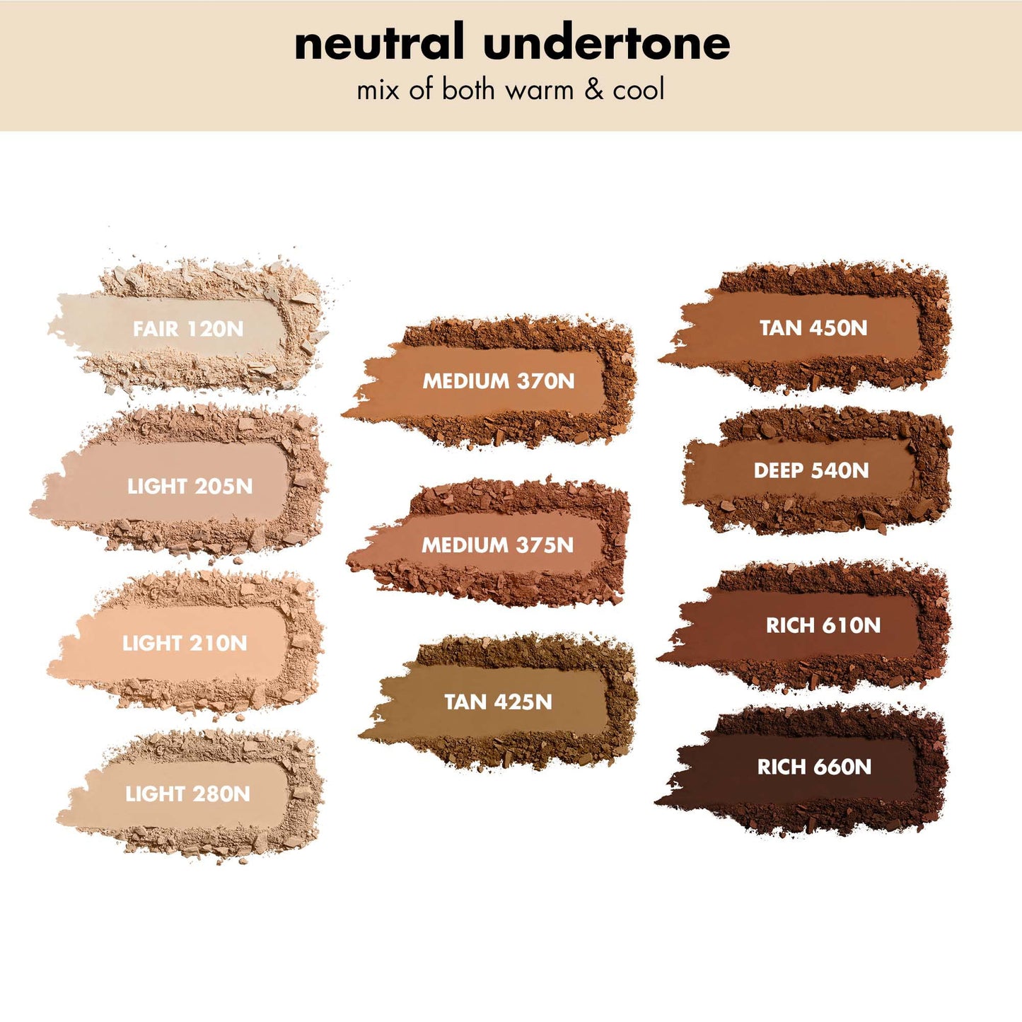 e.l.f. Camo Powder Foundation, Lightweight, Primer-Infused Buildable & Long-Lasting Medium-to-Full Coverage Foundation, Fair 120 N Beauty & Personal Care e.l.f.