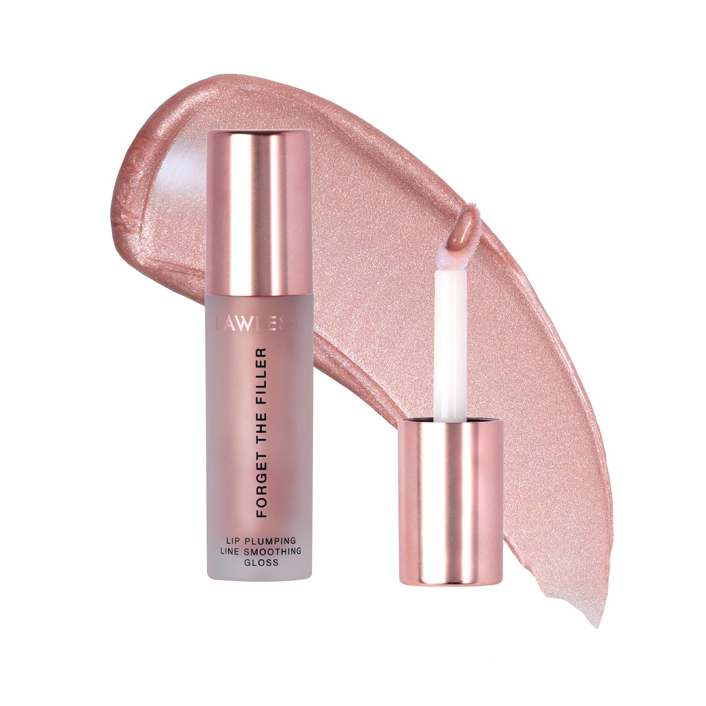Lawless Forget the Filler Lip Plumping Line Smoothing Gloss - Candy Sky - Premium Volumizing Lip Gloss with Natural Ingredients Designed to Plump, Beauty & Personal Care Lawless