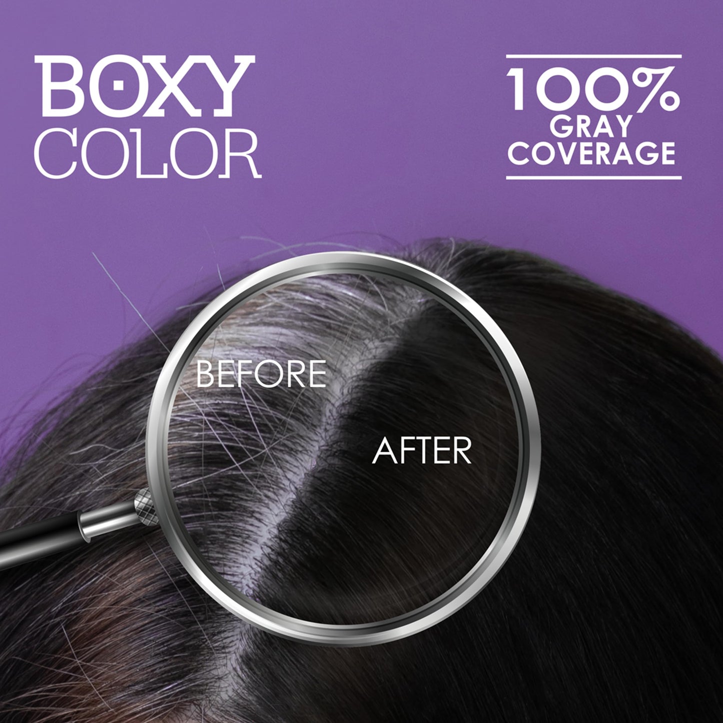 BOXY COLOR Coloring kit professional, permanent color cream hair dye with Vegetal Protein to get Hair with intense color shiny and silky. 100% Gray Beauty & Personal Care HELLAWELL PROFESSIONALS