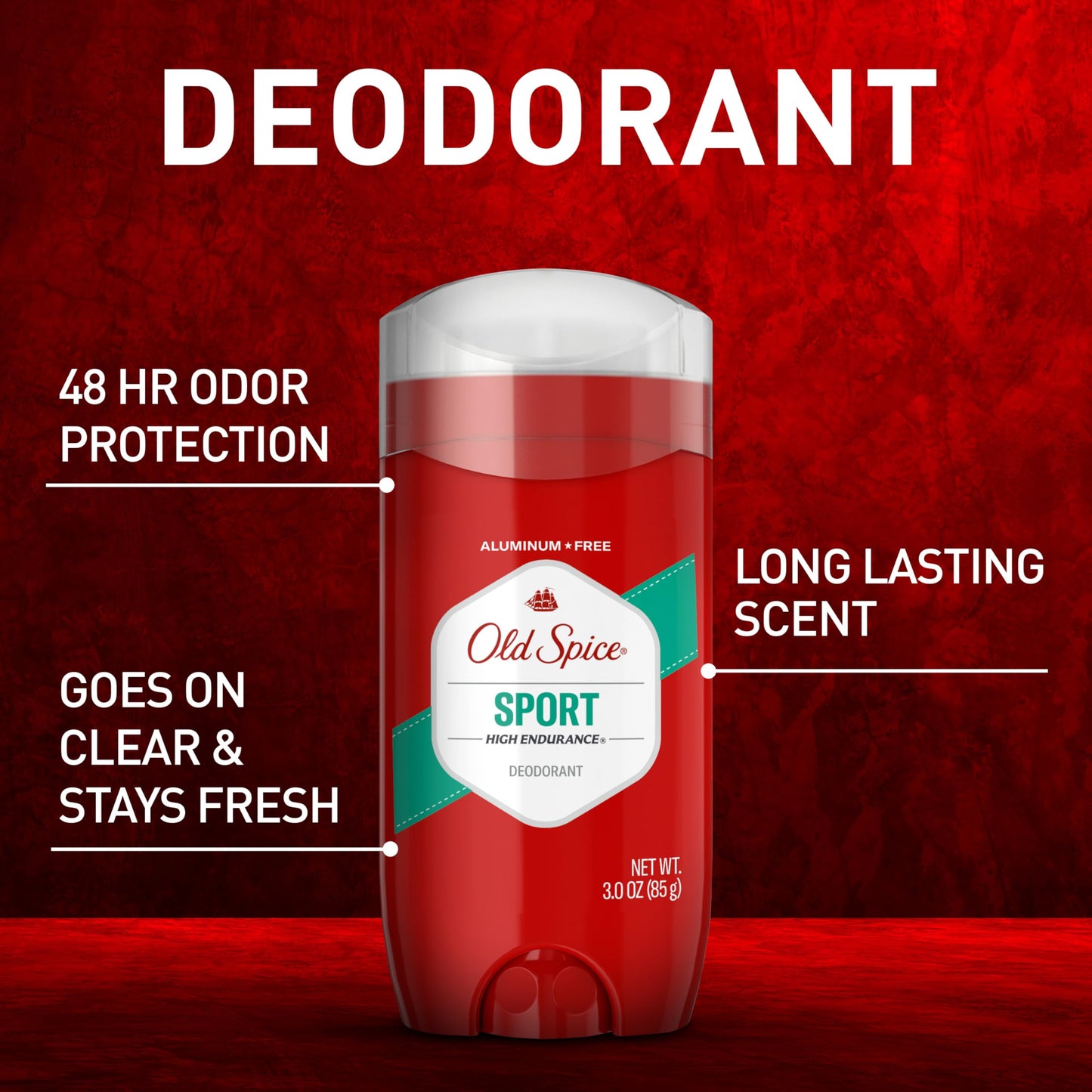 Old Spice Aluminum Free Deodorant For Men, High Endurance, 24/7 Sweat Defense & Odor Protection to Eliminate Odors, 24/7 Freshness & Lasting Scent Beauty & Personal Care Old Spice