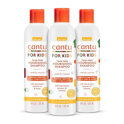 Cantu Care for Kids Tear-free Nourishing Shampoo with Shea Butter, 8 fl oz (Pack of 3) Beauty & Personal Care Cantu