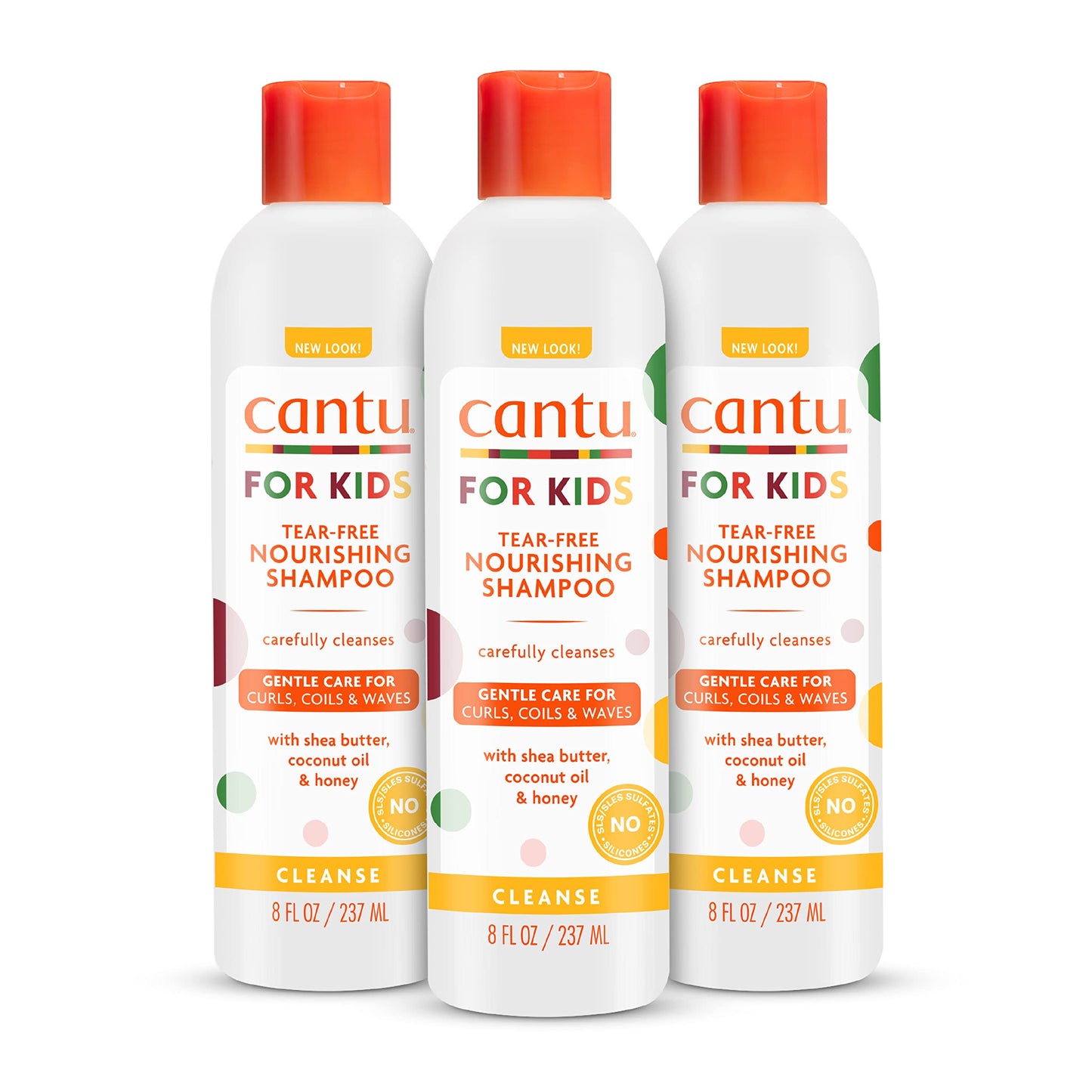 Cantu Care for Kids Tear-free Nourishing Shampoo with Shea Butter, 8 fl oz (Pack of 3) Beauty & Personal Care Cantu