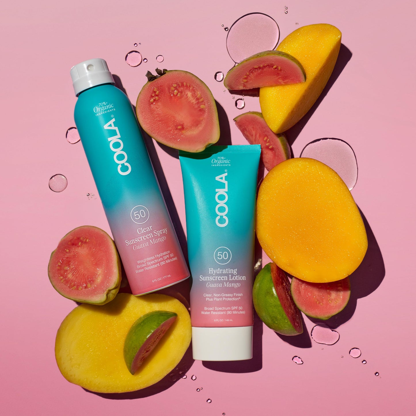 COOLA Organic Sunscreen SPF 50 Sunblock Spray, Dermatologist Tested Skin Care For Daily Protection, Vegan And Gluten Free, Guava Mango, 6 Fl Oz Beauty & Personal Care Coola