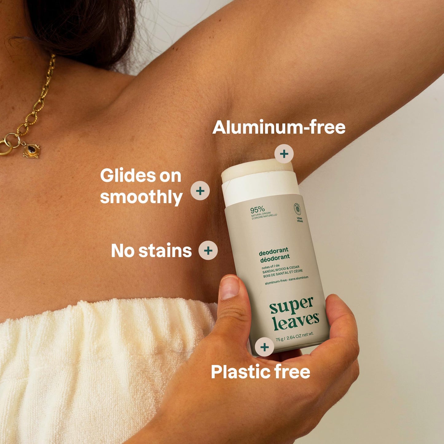 ATTITUDE Plastic-Free Natural Deodorant, Aluminum-Free, Baking Soda Formula, EWG Verified, Vegan, Long-Lasting Odor Protection,Sandalwood & Cedar Beauty and Personal Care ATTITUDE