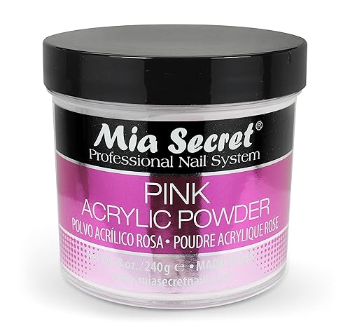 Mia Secret Pink Acrylic Nail Powder 8oz Beauty & Personal Care Mia Secret