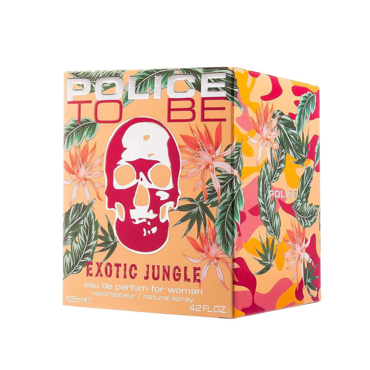 To Be Exotic Jungle For Woman By Police - Summery Floral Scent - Housed In A Botanical Decorated Bottle - Tart-Sweet Fruits And Floral Notes With Soft Beauty & Personal Care Hackett