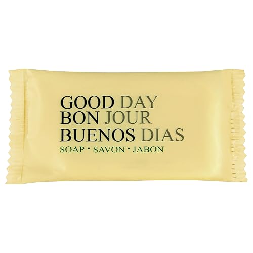 Good Day GTP 390075 Amenity Bar Soap, Pleasant Scent, 3/4 oz., White (Pack of 1000) Beauty & Personal Care Good Day