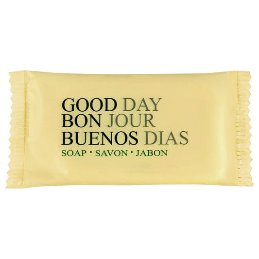 Good Day GTP 390075 Amenity Bar Soap, Pleasant Scent, 3/4 oz., White (Pack of 1000) Beauty & Personal Care Good Day