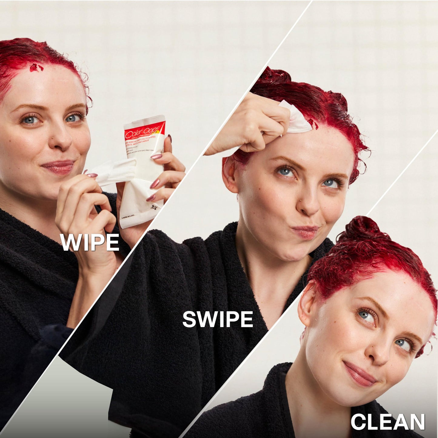 Color Oops Hair Color Remover Wipes, 5 Count, Coconut Oil Base Quickly and Gently Removes Temporary, Semi-Permanent, & Permanent Hair Color Stains Beauty & Personal Care Color Oops