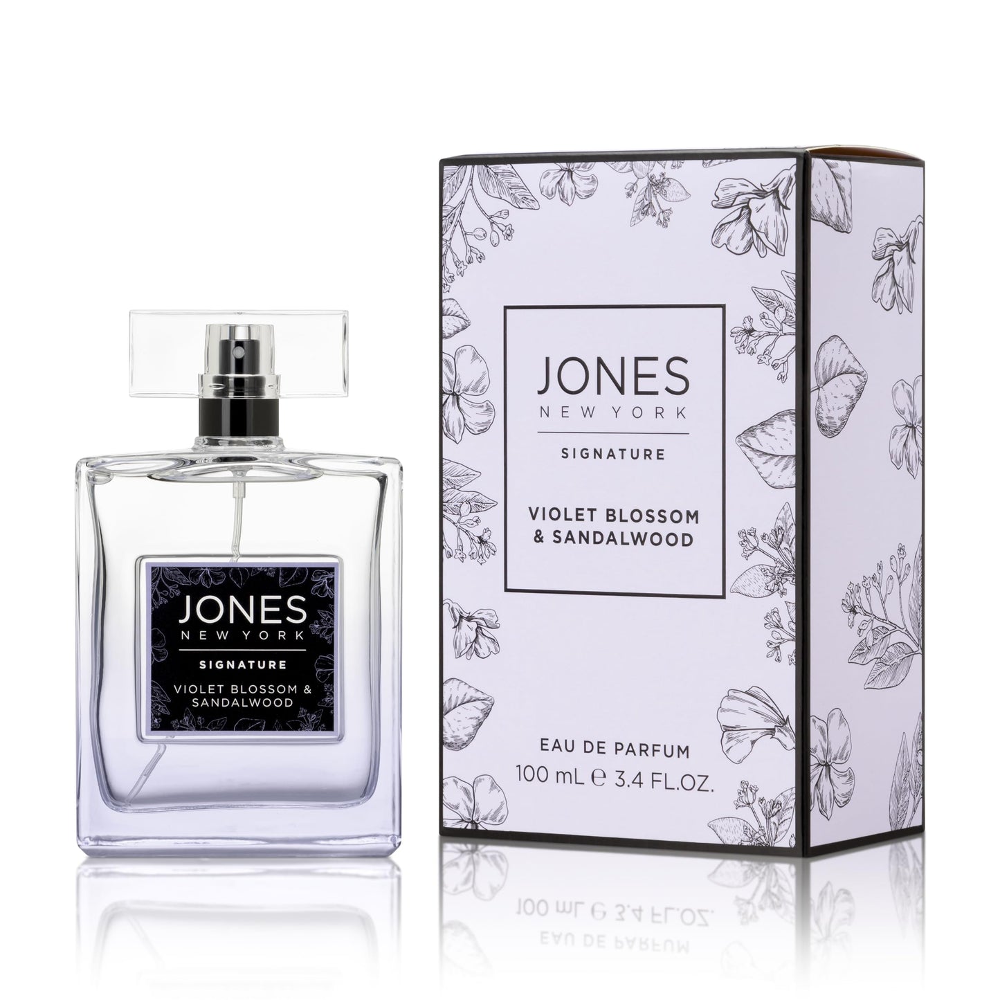 Jones New York Violet Blossom & Sandalwood Eau de Parfum 3.4 fl oz / 100mL Beauty & Personal Care Jones New York