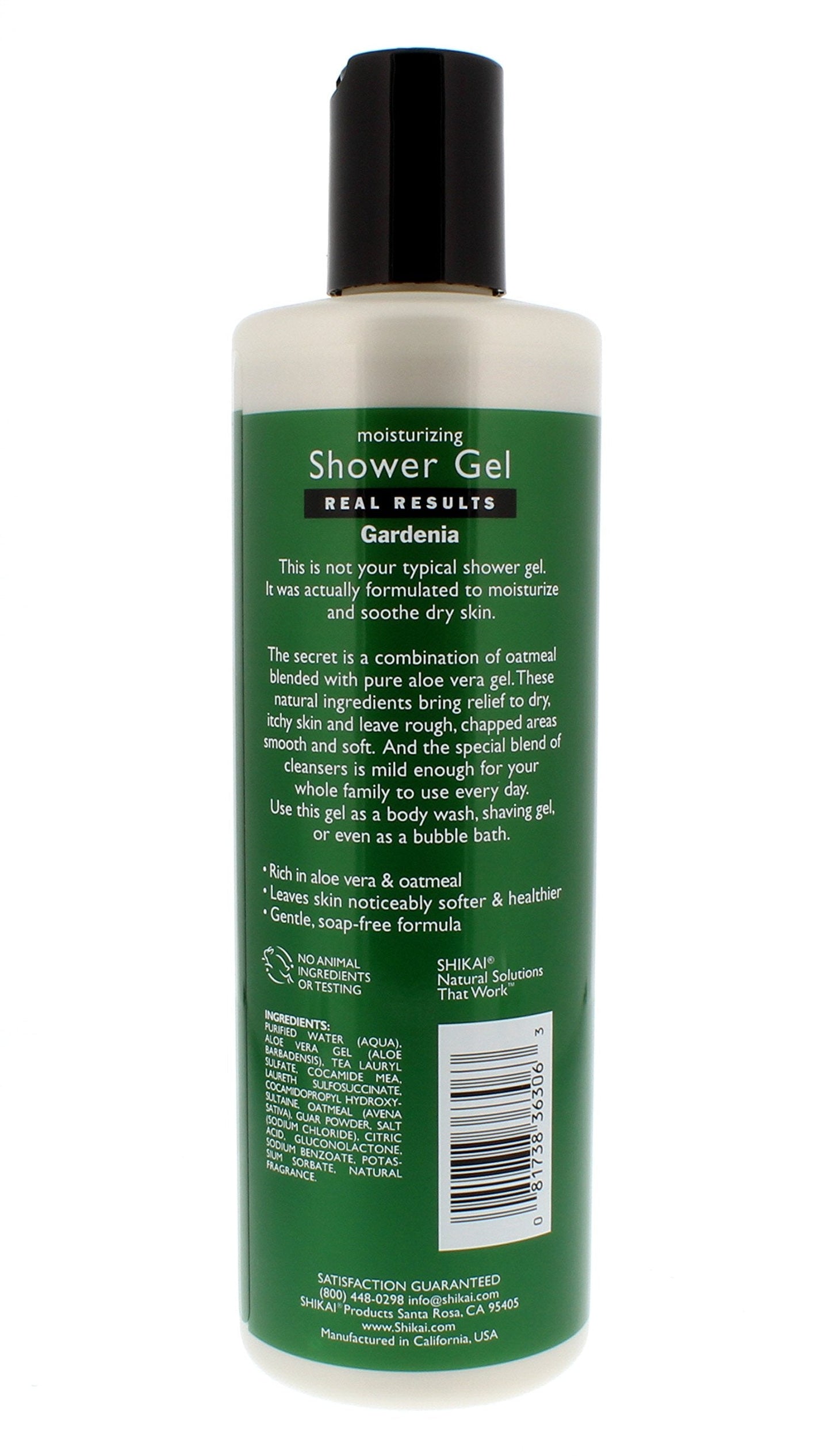 Shikai - Daily Moisturizing Shower Gel, Rich in Aloe Vera & Oatmeal That Leaves Skin Noticeably Softer & Healthier, Relief For Dry Skin, Gentle Beauty & Personal Care ShiKai