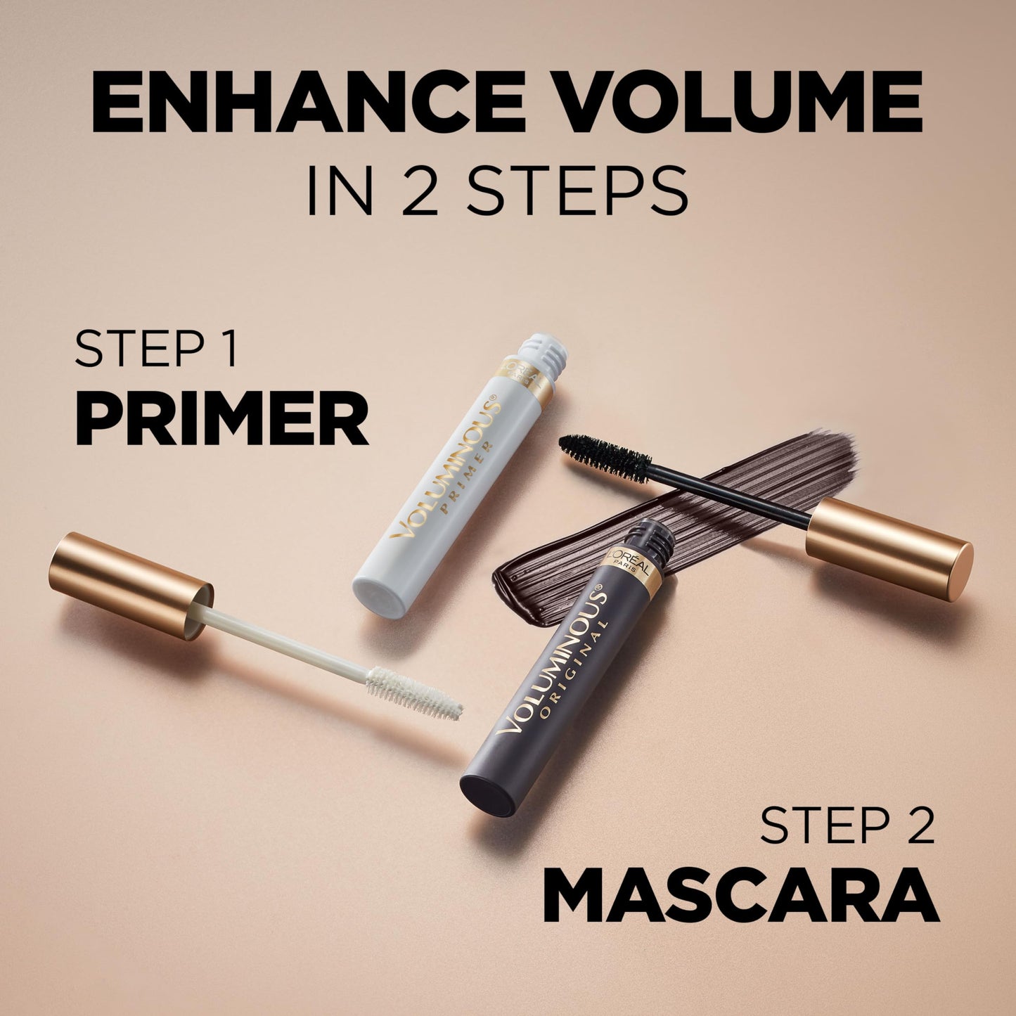 L'Oreal Paris Voluminous Lash Boosting Conditioning Primer Mascara, White Primer, 0.24 Fl Oz., 1 Count Beauty & Personal Care L'Oreal Paris