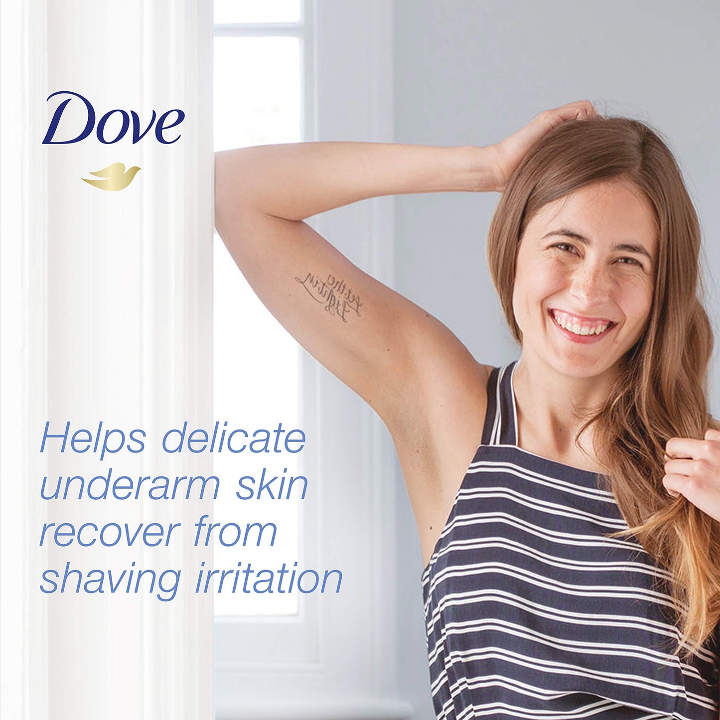 Dove AntiPerspirant Deodorant Sensitive Skin, White, Unscented, 2.6 Oz (Pack of 4) Beauty and Personal Care Dove