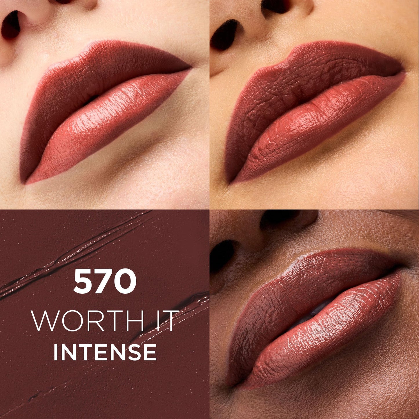 L'Oreal Paris Colour Riche Original Creamy, Hydrating Satin Lipstick with Argan Oil and Vitamin E, Worth It Intense, Rich Brown Lipstick, 1 Count Beauty & Personal Care L'Oreal Paris