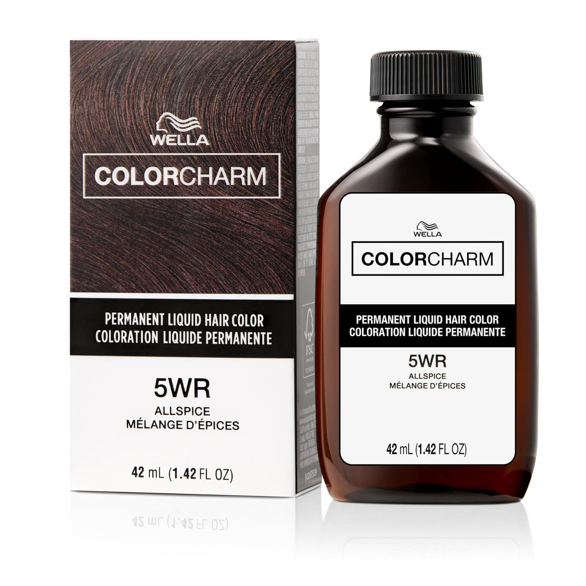 COLORCHARM Permanent Liquid Hair Color for Gray Coverage| 5WR All Spice | 1.4 Fl Oz Beauty & Personal Care COLORCHARM