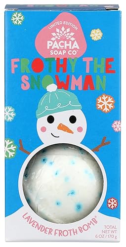 Pacha Soap Frothy The Snowman Froth Bomb 2 Pack, 6 Oz Beauty & Personal Care Pacha