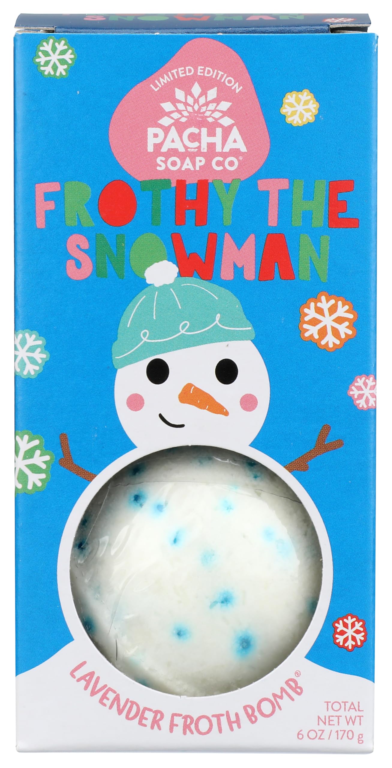 Pacha Soap Frothy The Snowman Froth Bomb 2 Pack, 6 Oz Beauty & Personal Care Pacha
