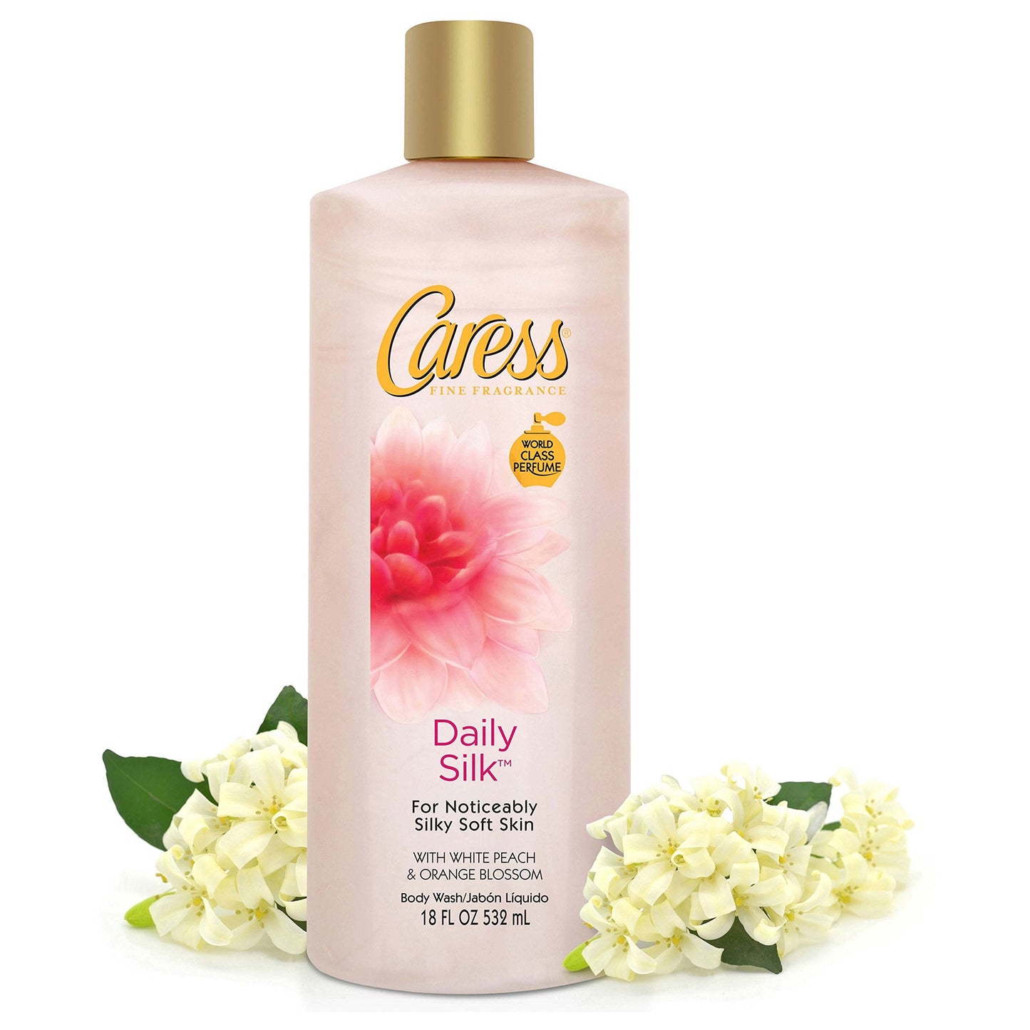 Caress Body Wash for Women, Daily Silk, 18 oz, 4 Count, softening Beauty & Personal Care Caress