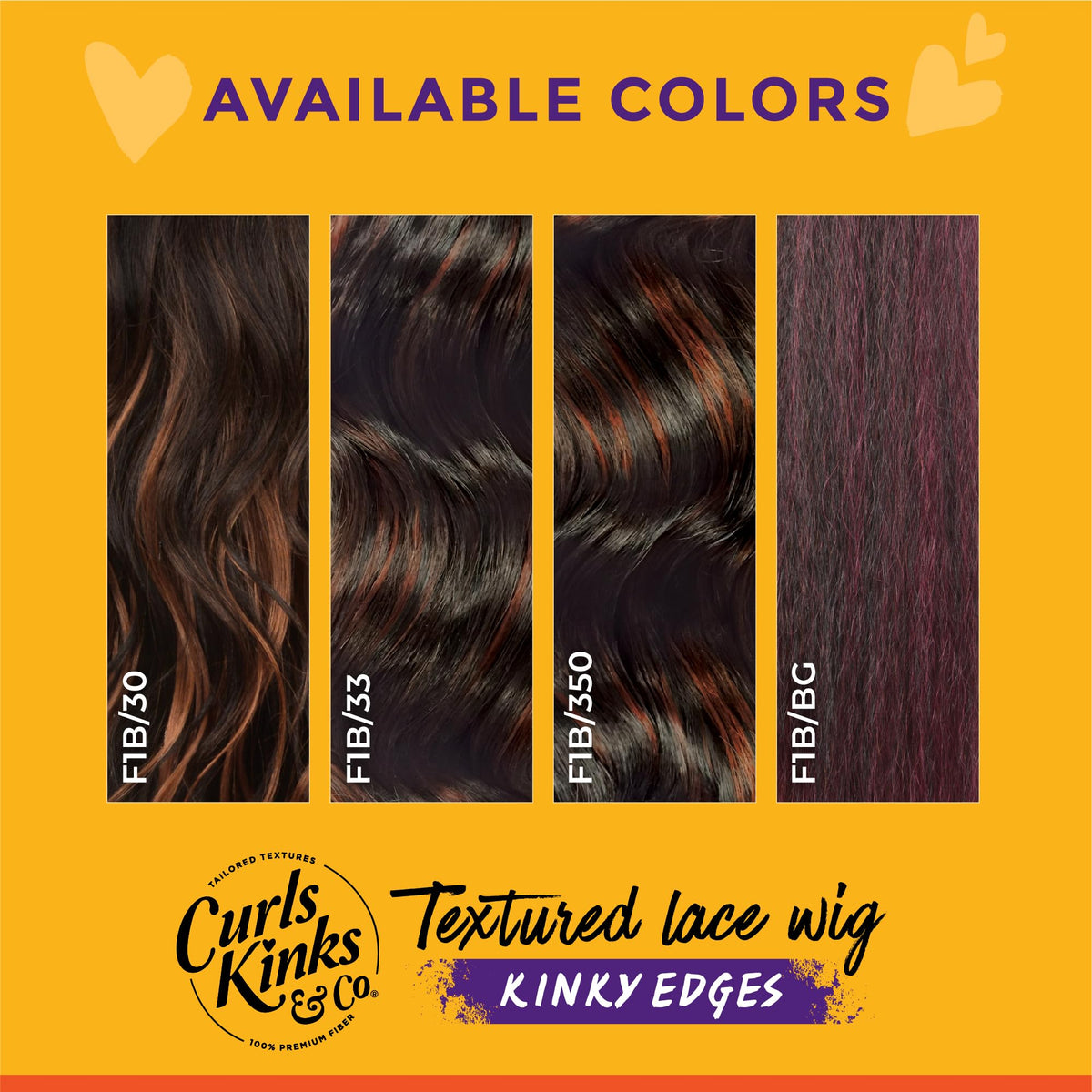 Sensationnel CKCO Kinkyedges Wig-Kinky Braid Out 20 Inch, F1B/30
