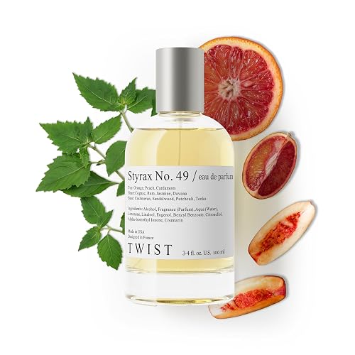 Twist Styrax No. 49 - Eau De Parfum Inspired by T.F. Bitter Peach, Long Lasting Perfume For Women & Men, Paraben Free, Vegan, Clean Ingredients Beauty & Personal Care HOUSE OF TWIST