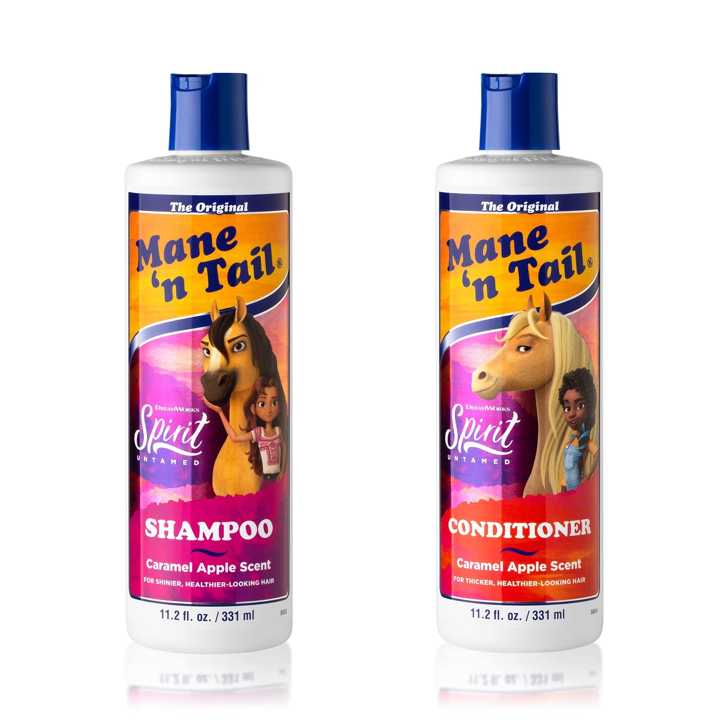 Mane 'n Tail Spirit Untamed Shampoo & Conditioner Set - Caramel Apple Scented, Gentle Coconut Oil Formula for Soft, Silky Hair (11.02 oz) Beauty & Personal Care Mane 'n Tail