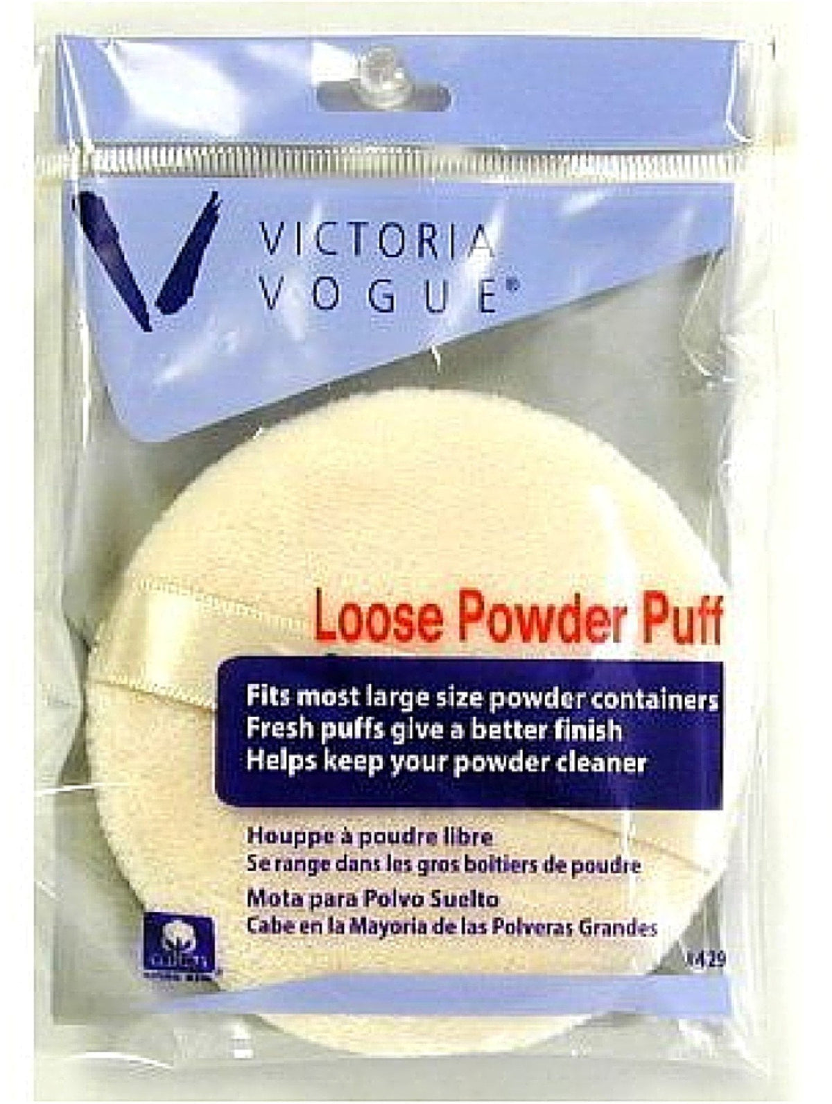 Victoria Vogue Round Loose Powder Puff 1 ea Beauty & Personal Care Victoria Vogue