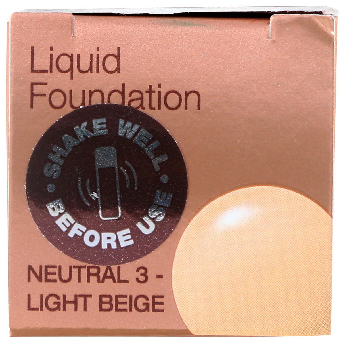 Mineral Fusion Full Coverage Foundation, Liquid Foundation - Neutral 3- Medium Complexion w/Neutral Undertones, Lightweight Matte Finish, Up to 12 Hr