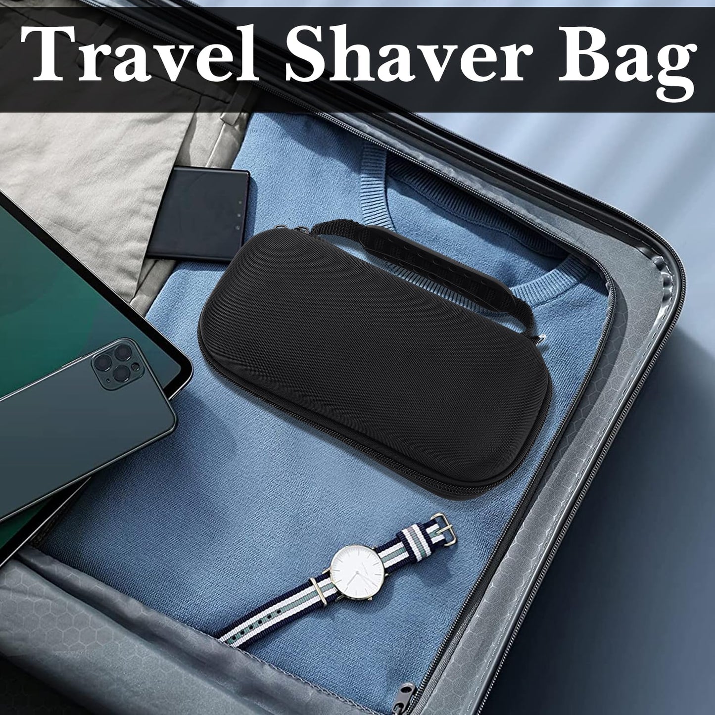 Linkidea Men's Body Hair Grooming Trimmer Travel Case, Compatible with Manscaped Lawn Mower 4.0, 3.0, HC-W032, HCW003A, Groin & Body Portable Shaver Beauty and Personal Care Linkidea
